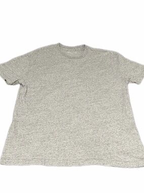 Abercrombie & Fitch Straight Hem Tee Soft AF Essentials Relaxed, Size Large Grey